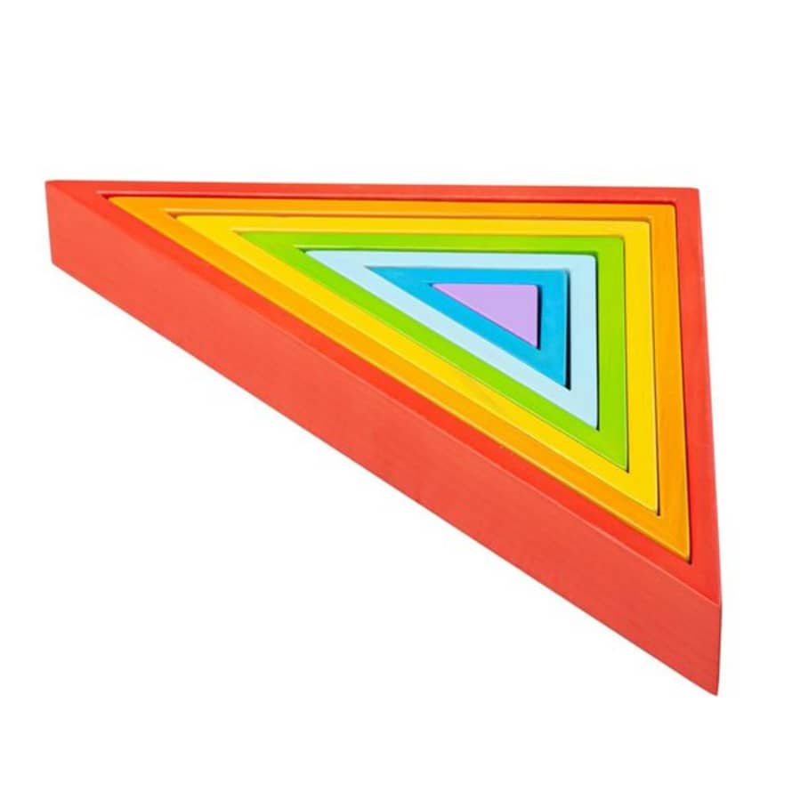 Bigjigs Toys Wooden Triangle Stacking