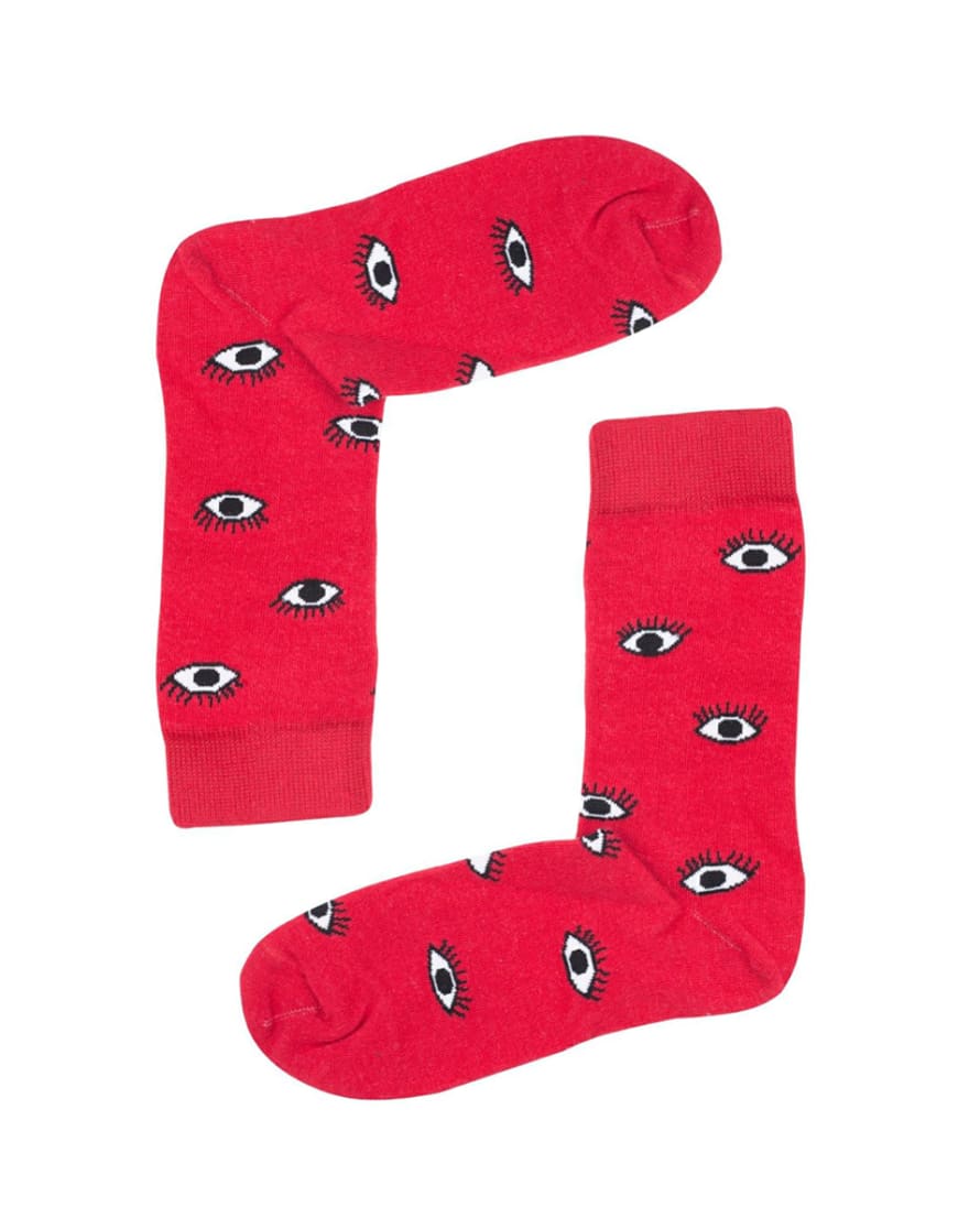 Kabak Red Eyes Socks