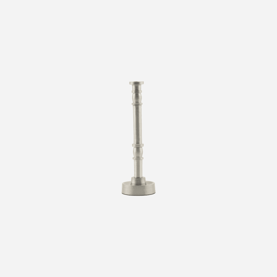 House Doctor Candlestick, Jersey, Silver Oxidized