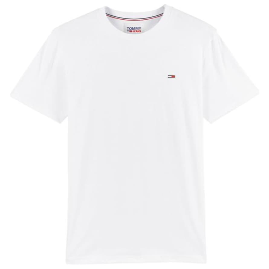 Tommy Hilfiger Tommy Jeans New Flag T Shirt White