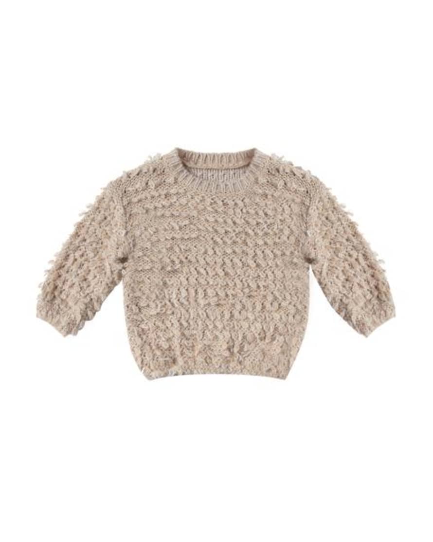 Rylee + Cru Oat Slouchy Pullover Sweater