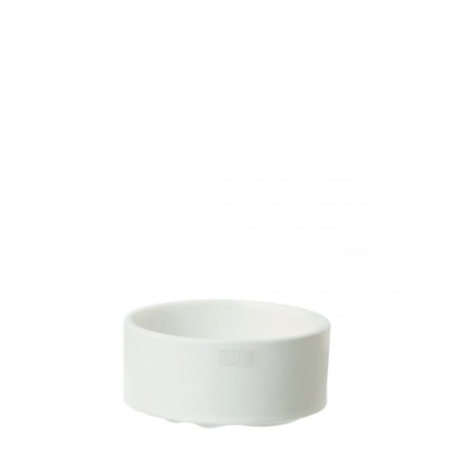 Lubech Living White Wave Stack Bowl
