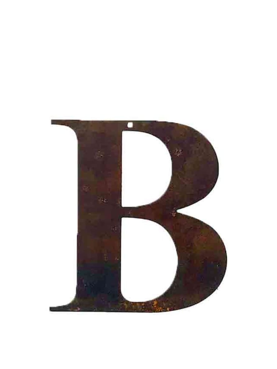 Refound Objects Rusty Letters B