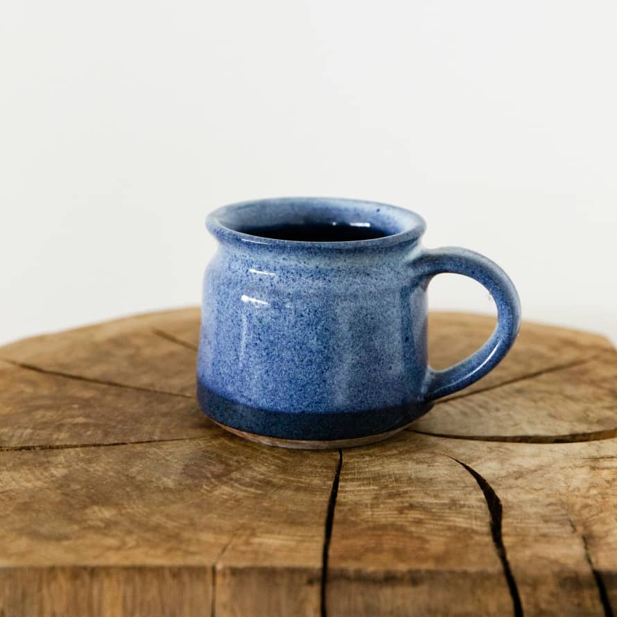New Overseas Traders Ocean Blue Clay Handmade Coffee Mug