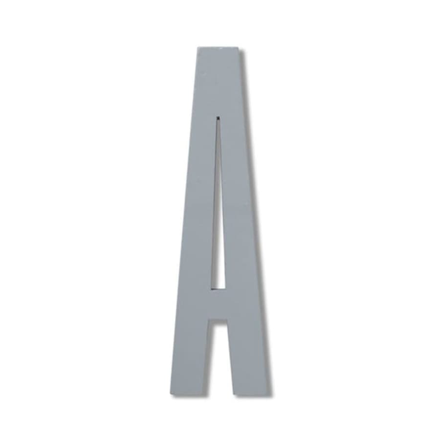 Design Letters Wooden Letters A to Z Grey