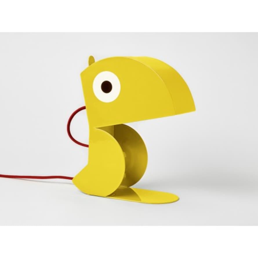 Bleu Carmin Design Yellow Parrot Lamp