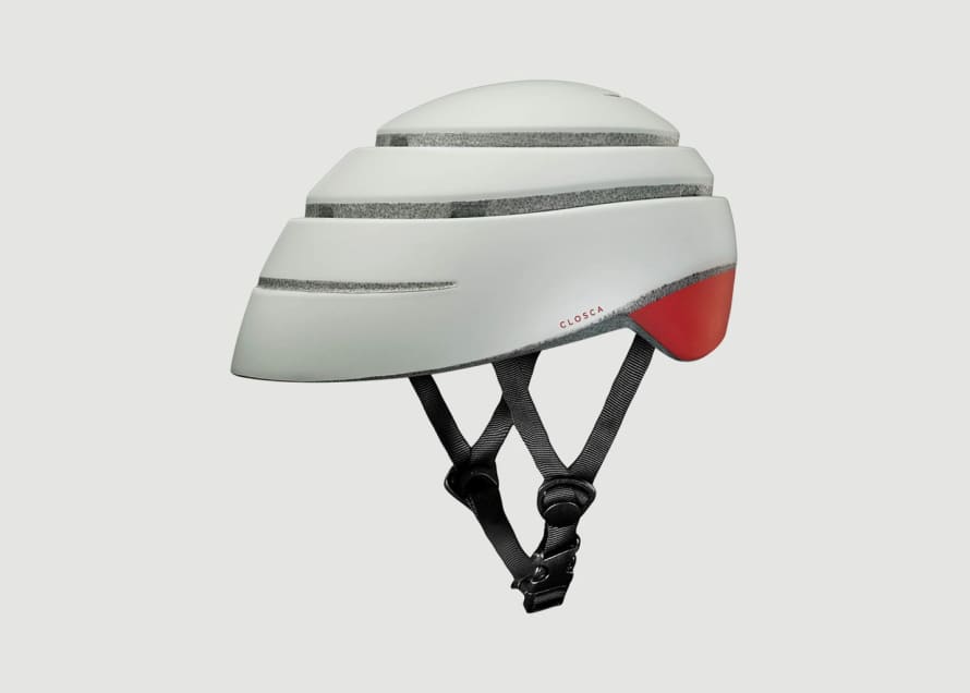 Closca White and Red Helmet Loop