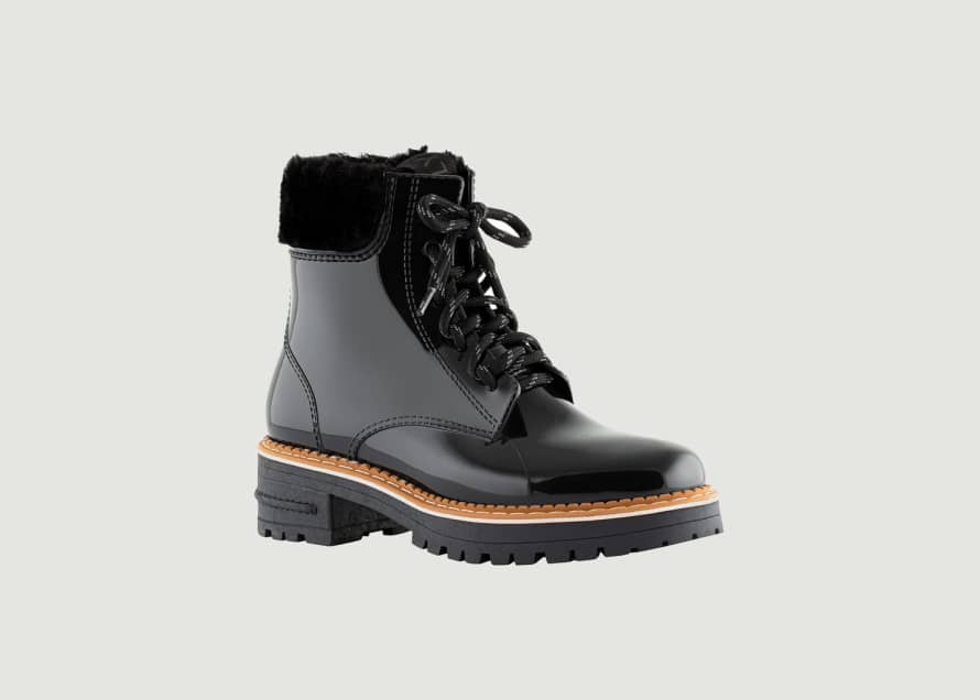 Lemon Jelly Black Oleta Anckle Boots