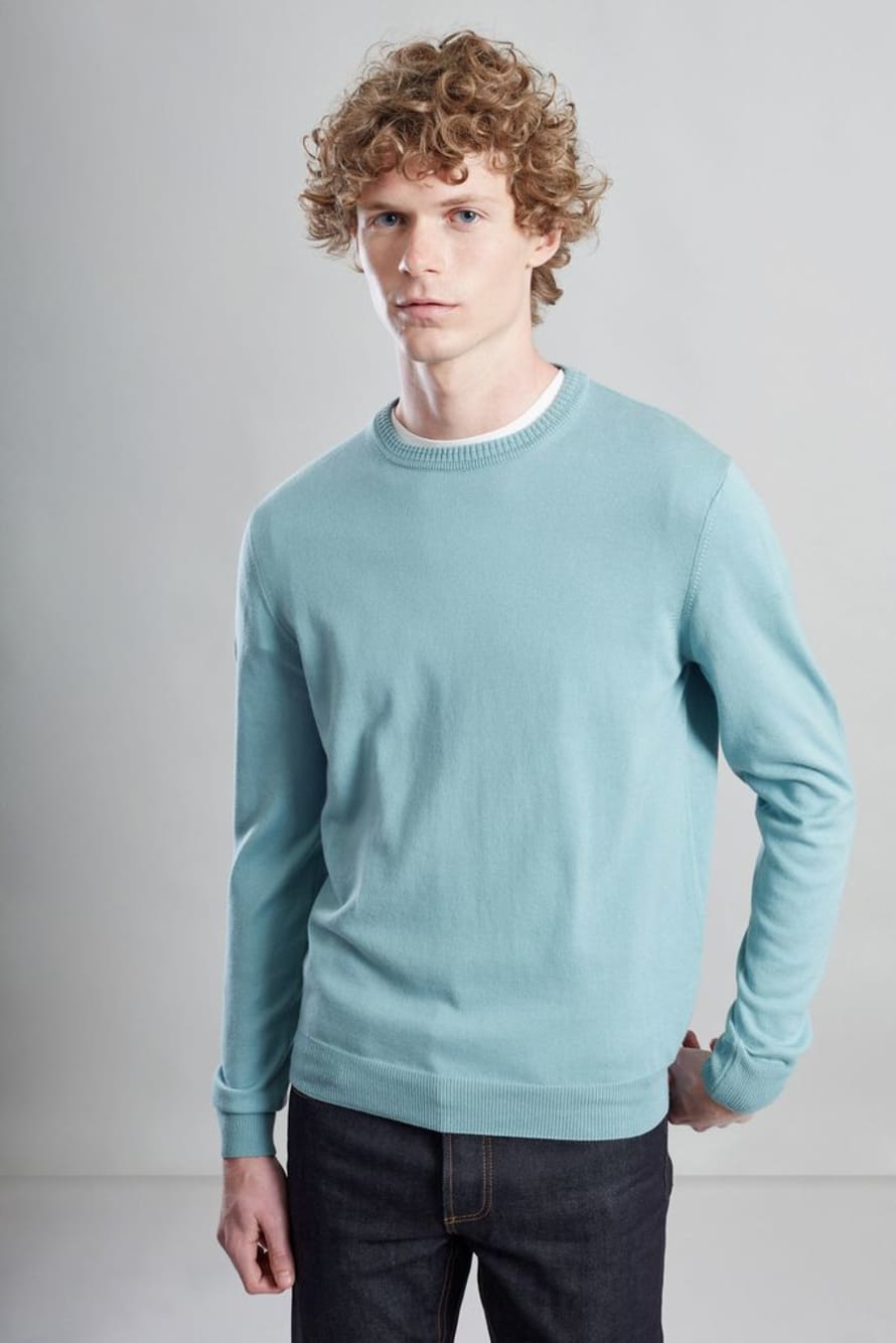 L’Exception Paris Sky Blue Organic Cotton Sweater