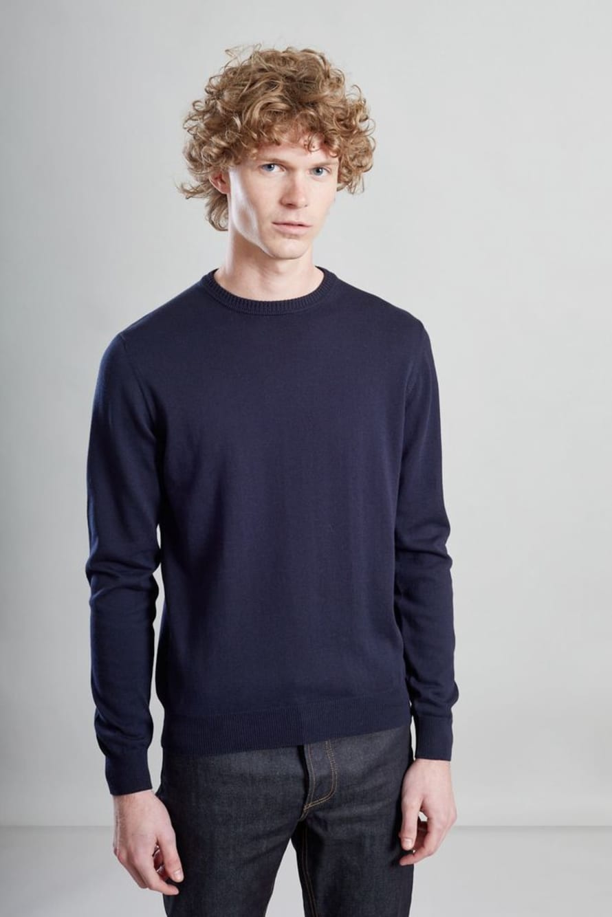 L’Exception Paris Navy blue Organic Cotton Sweater