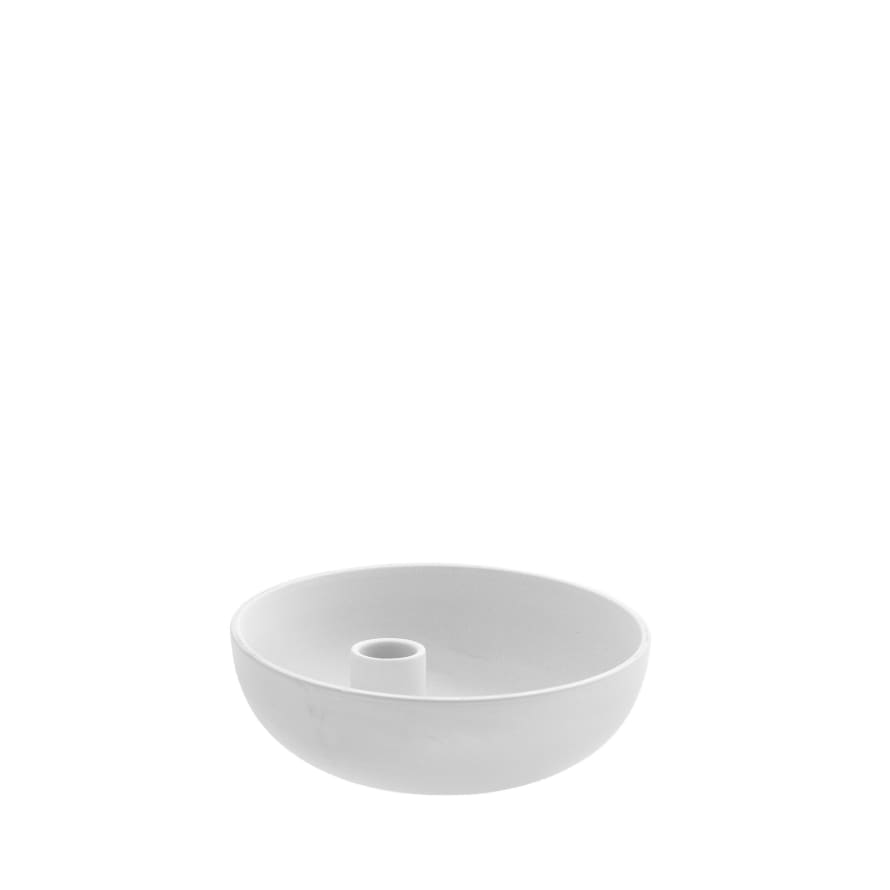 Storefactory Lidatorp Small White Candlestick Dish