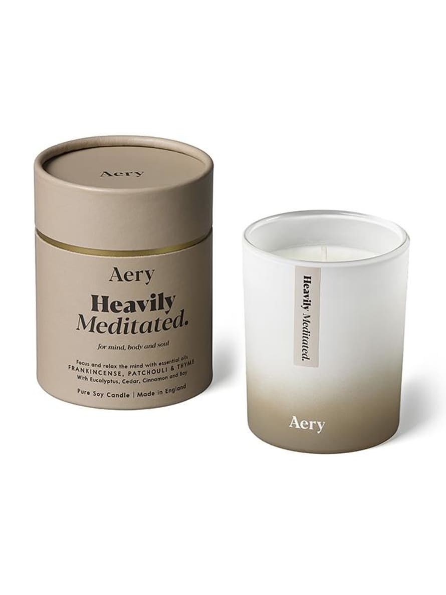 Aery Heavily Meditated Aromatherapy Scented Candle