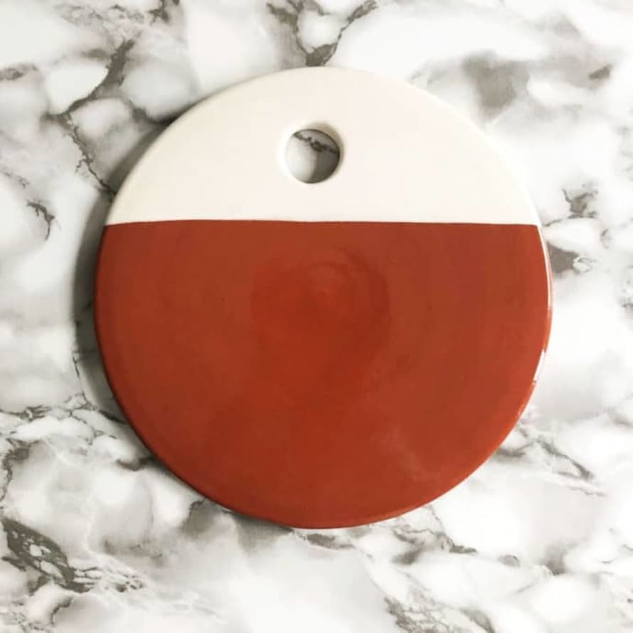 Casa Cubista Immersed Ceramic Cheese Round Platter