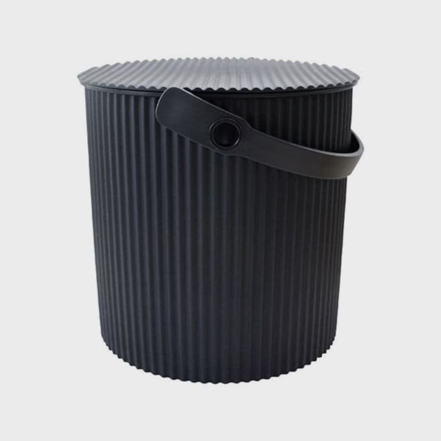 Hachiman Small Black Lidded Omnioutil Storage Bucket