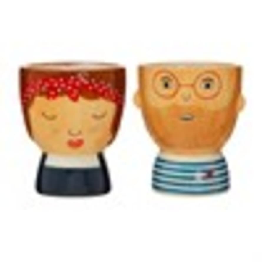Sass & Belle  Set of 2 Libby and Ross Egg Cups