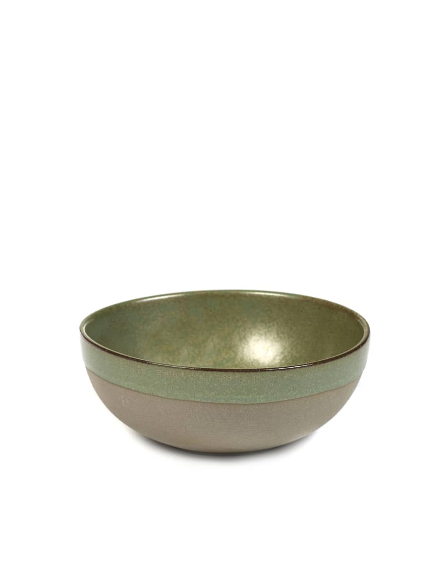 Sergio Herman for Serax Surface - Large Bowl (13cm) Camo Green