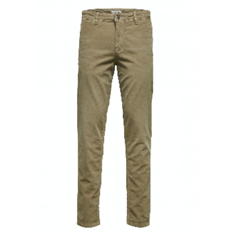 Selected Homme Safari Slim Comfort Cooper Cord Pants