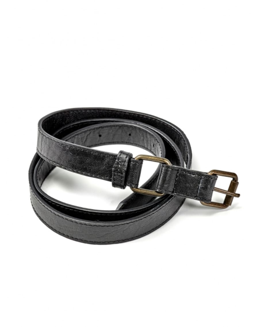 Bea Mombaers Black Leather Multifunctional Belt