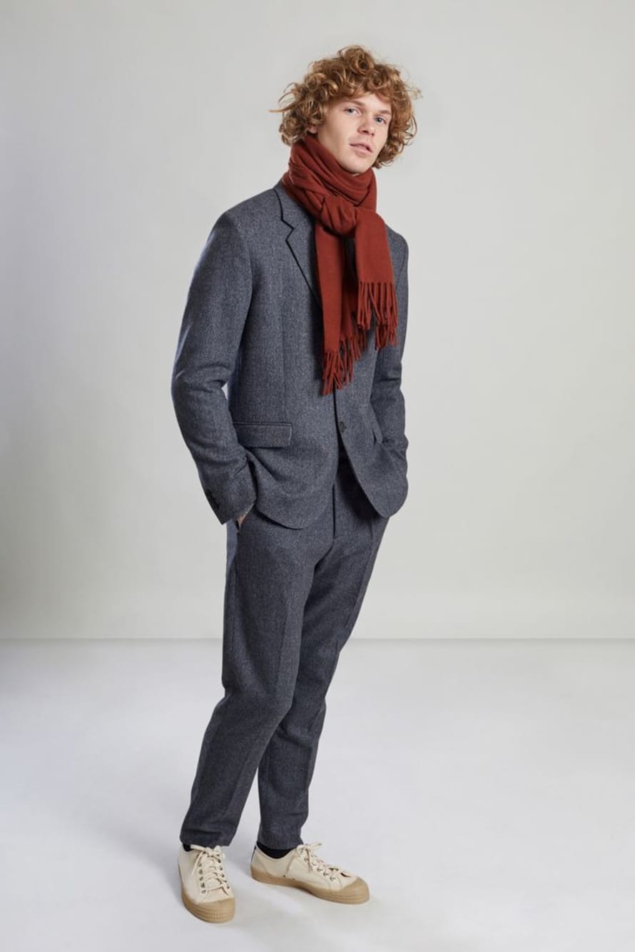 L’Exception Paris Red  Wool And Cashmere Scarf
