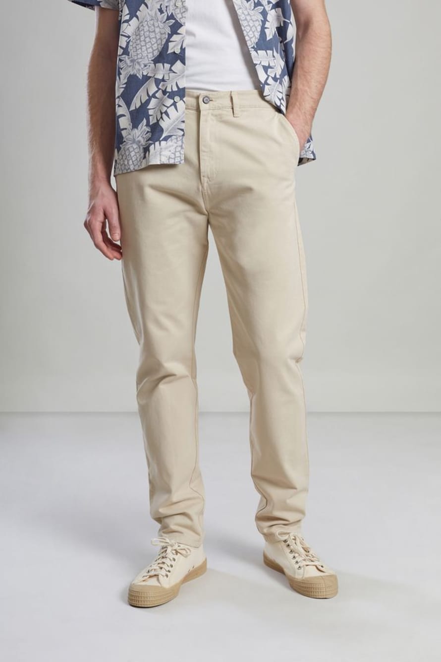 L’Exception Paris Beige Chino Twill Trousers