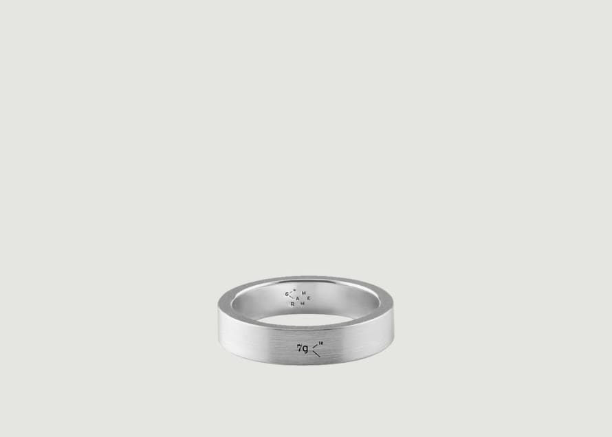 Le Gramme Brushed Silver 7 Grammes Ring