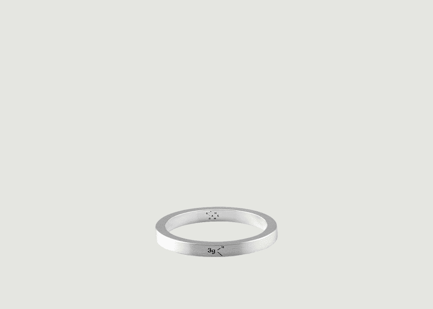 Le Gramme Silver 3 Grammes Ring