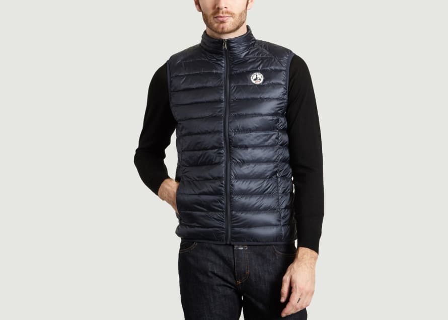 just over the top Navy Blue Tom Padded Gilet
