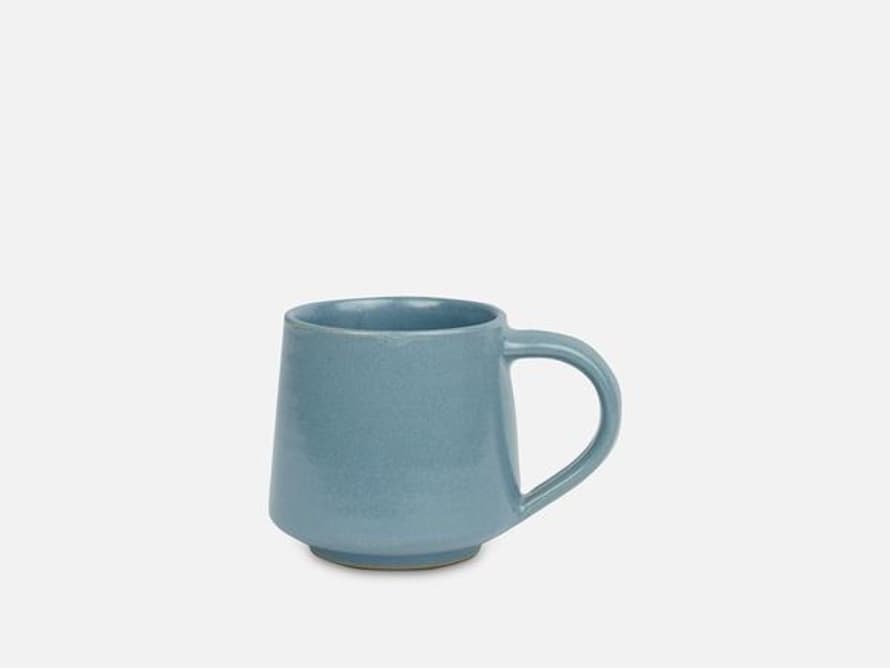 Folkdays Simple Ceramic Tea Cup Blue Small