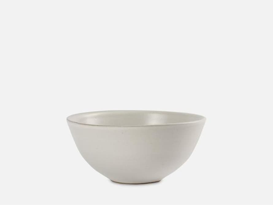 Folkdays Simple Ceramic Bowl White Small