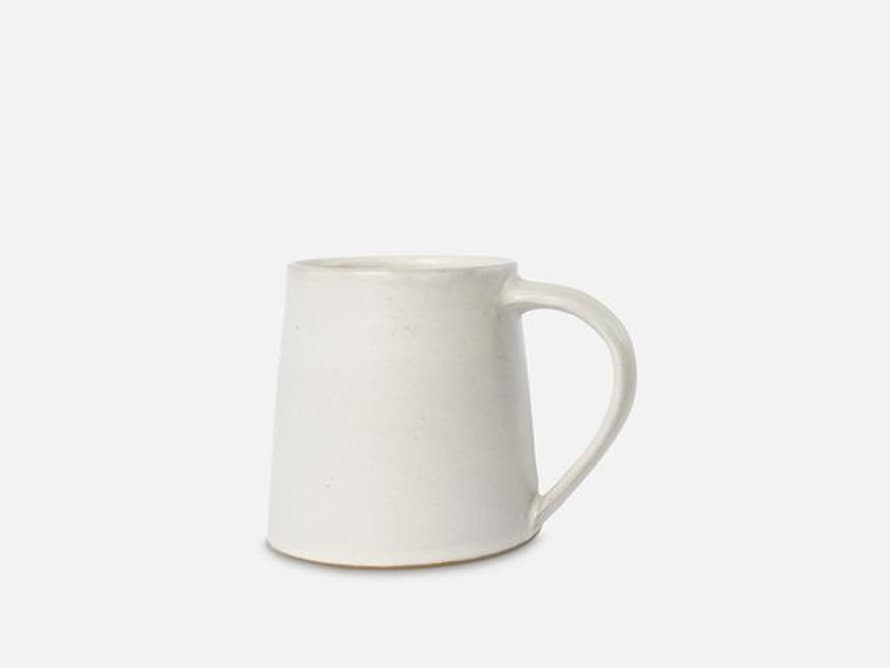 Folkdays Simple Ceramic Tea Cup White Big
