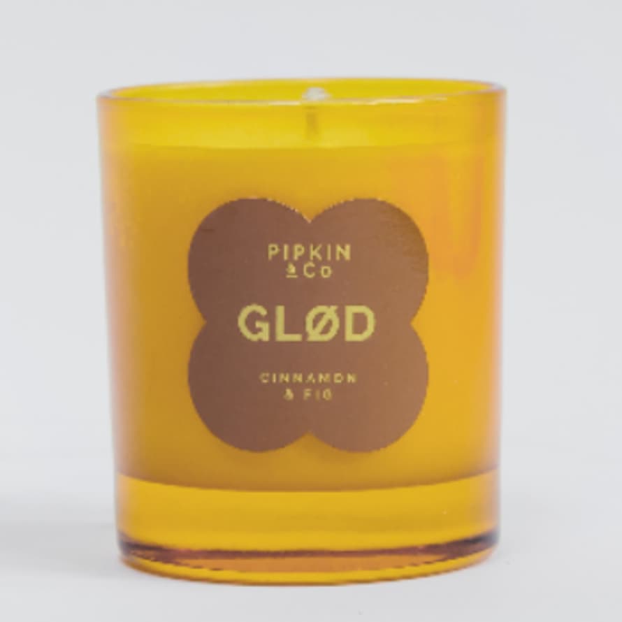 Pipkin & Co Glod Cinnamon & Fig Scented Candle