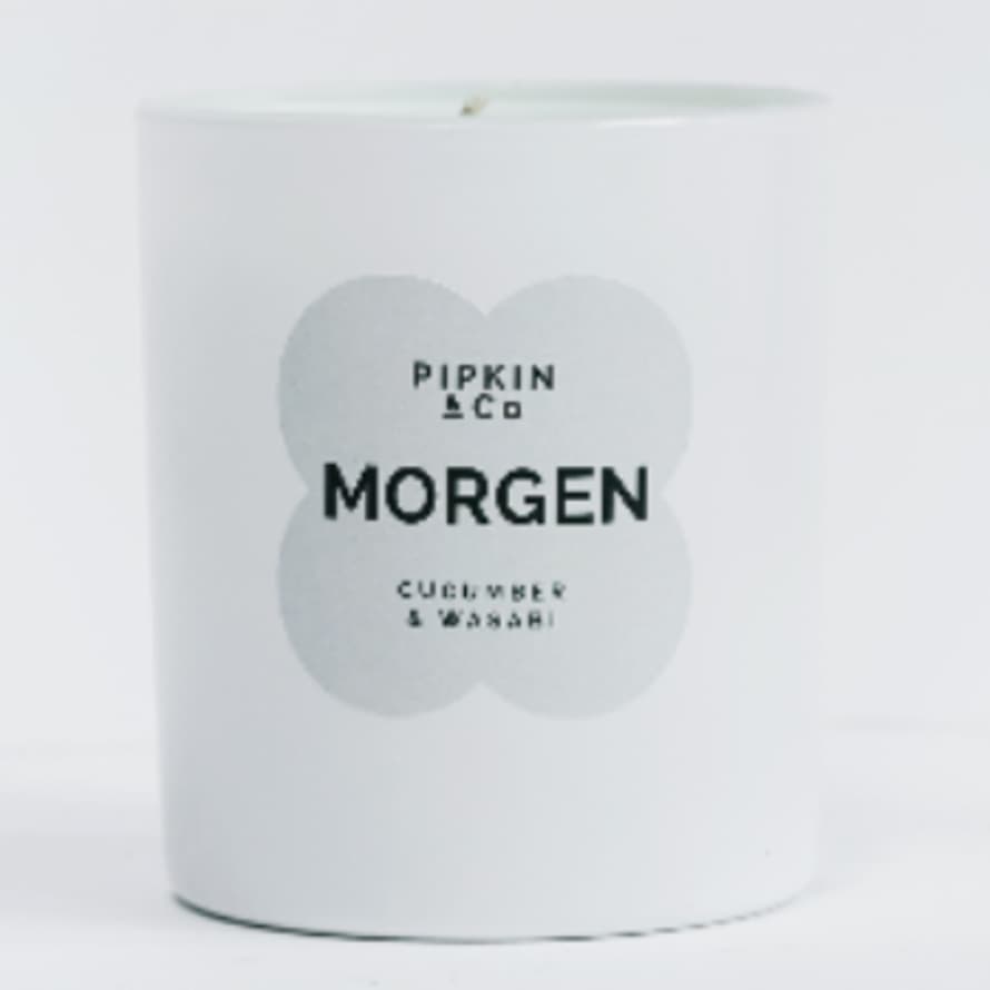 Pipkin & Co Morgen Cucumber & Wasabi Scented Candle