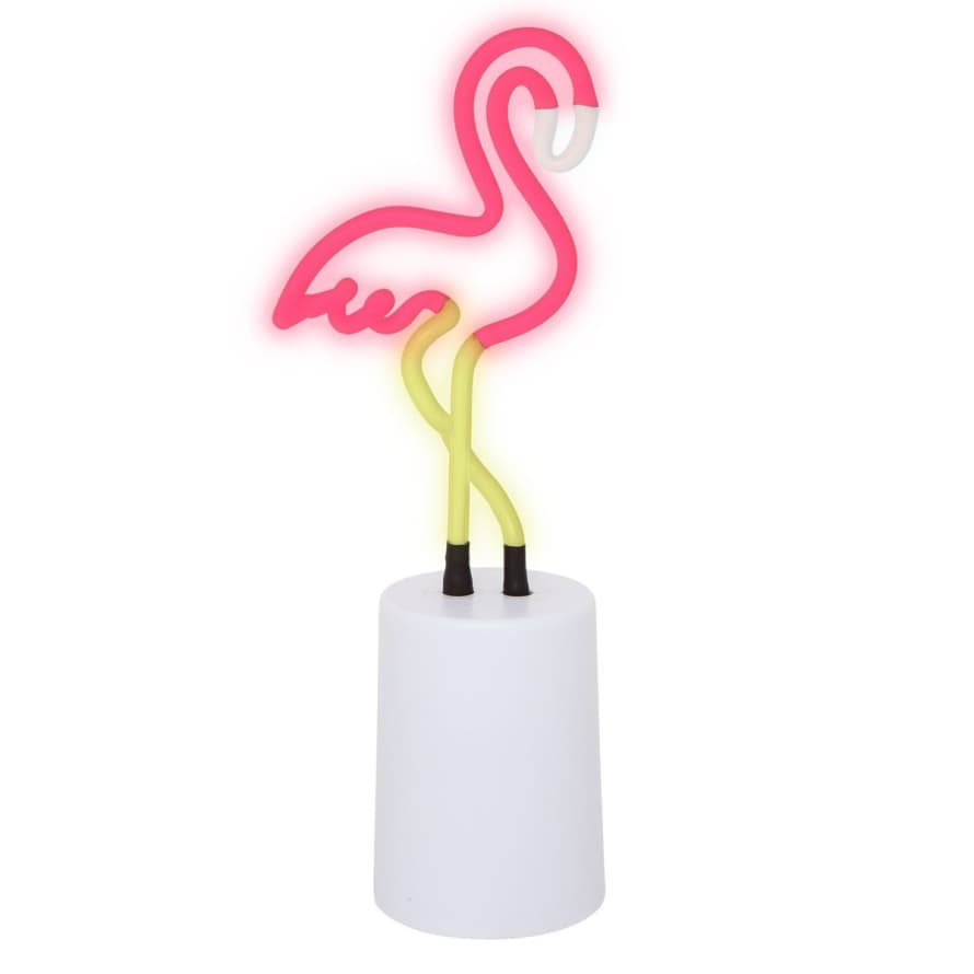 Sunnylife Small Neon Cactus Flamingo Lamp