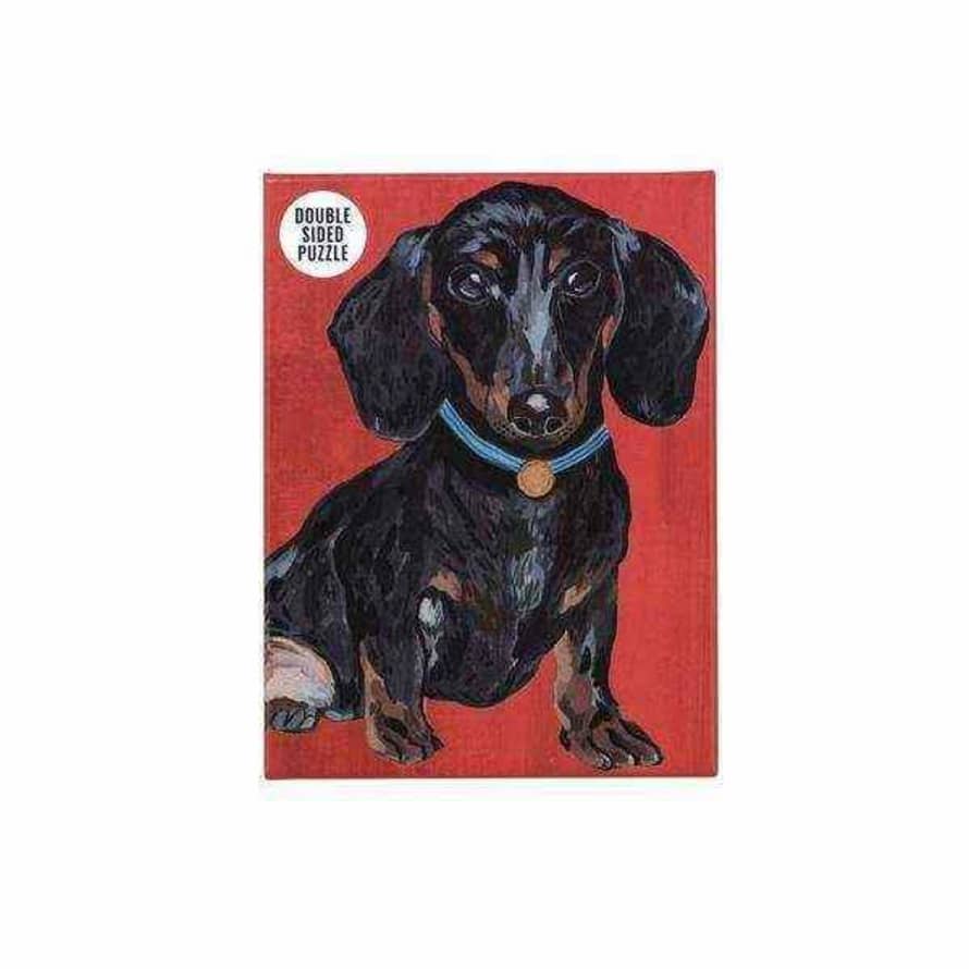 &Quirky Dachshund Double Sided Jigsaw Puzzle