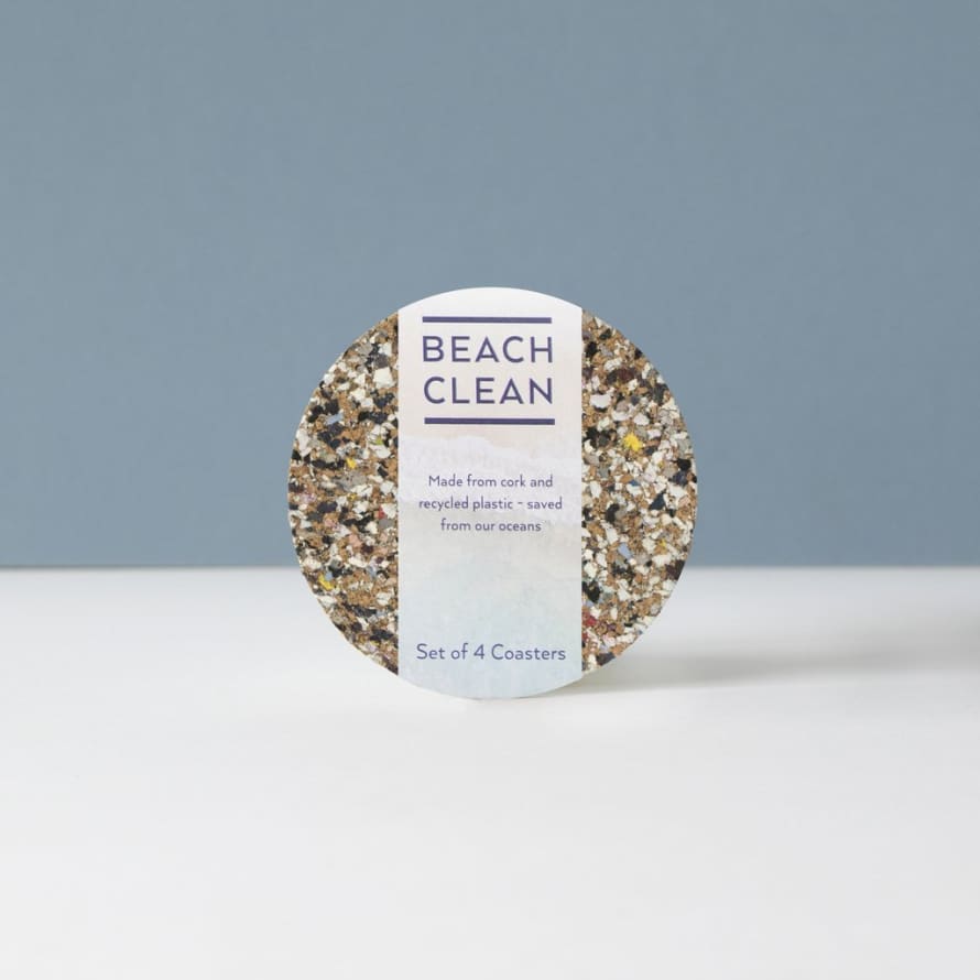LIGA Eco Coasters | Beach Clean | Round Set of 4