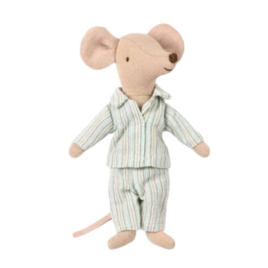 Maileg Big Brother Mouse in Matchbox with Pajamas