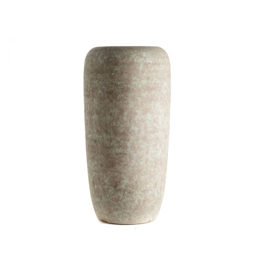 THE BROWNHOUSE INTERIORS Tall Grey Ceramic Jar 