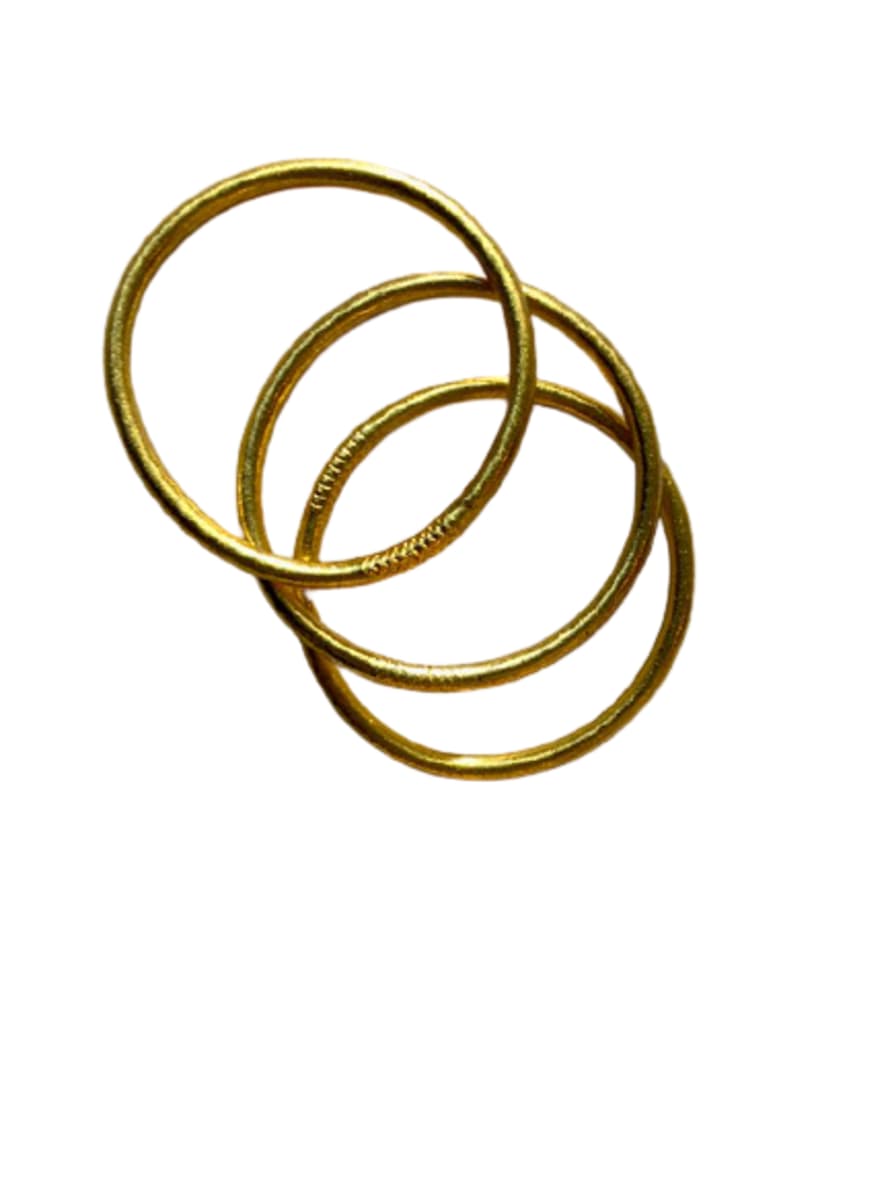 Madeleine & Gustave Gold 3 Tibetan Bracelets - M