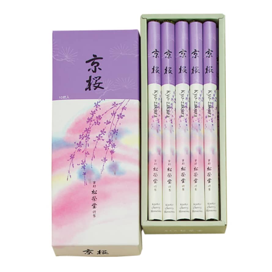 Shoyeido Kyozakura/Kyoto Incense Cherry Blossoms (Long Bundles of 10)