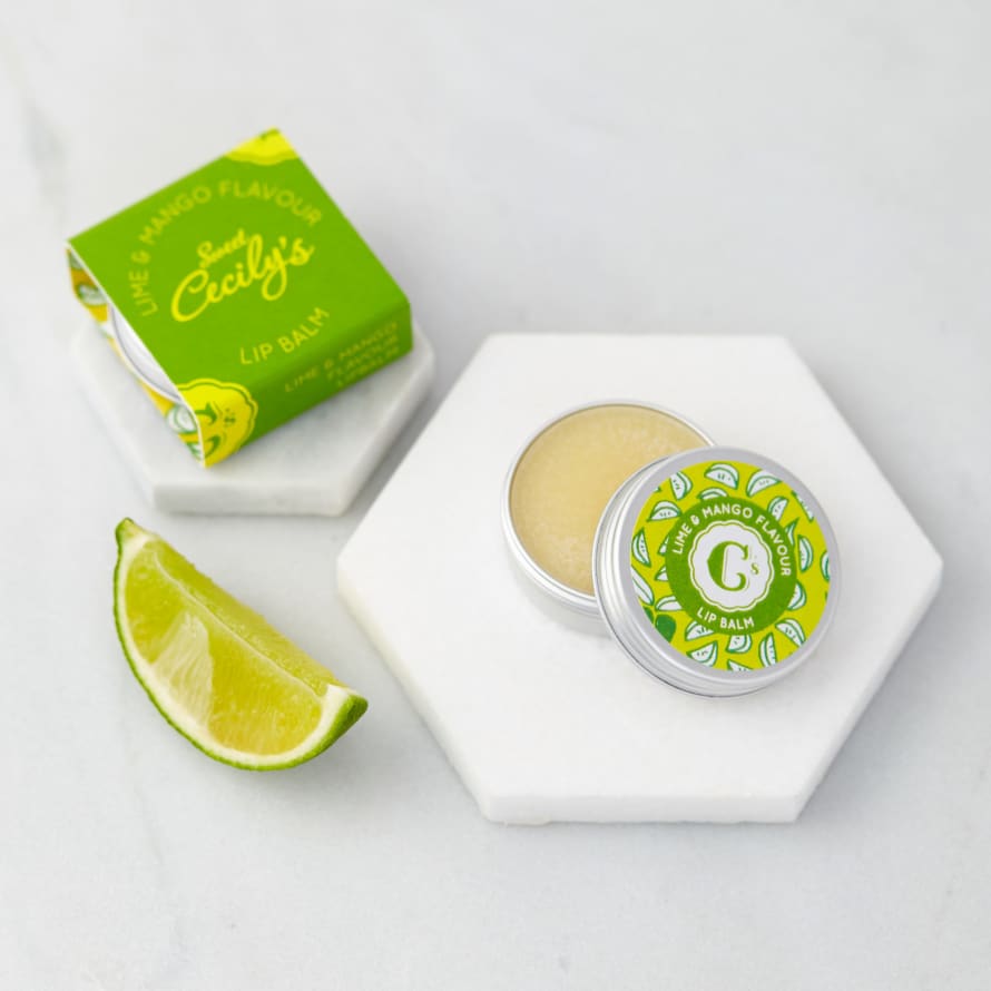 Sweet Cecily Lime And Mango Flavour Lip Balm