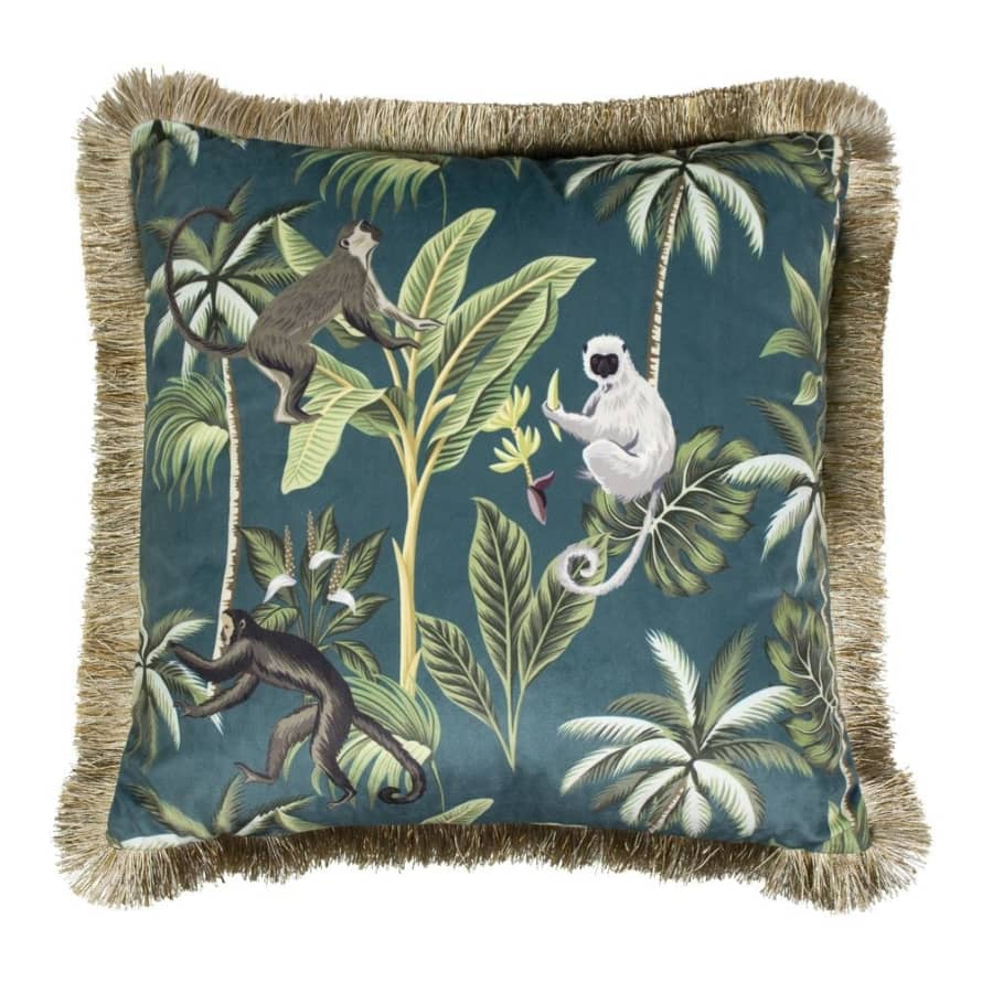 45 × 45cm Green Jungle Cushion