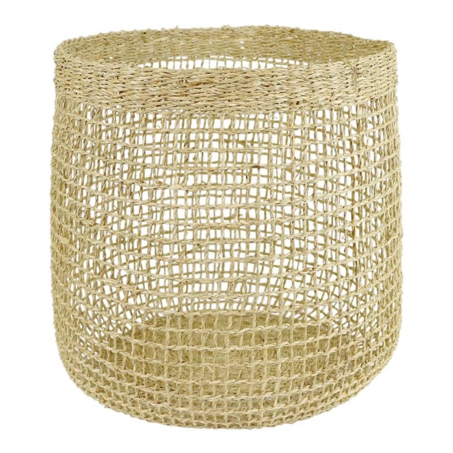 Earthware Basket of Sea Grass Tess L