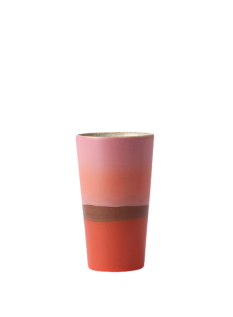 HK Living Sunset Ceramic 70s Latte Mug