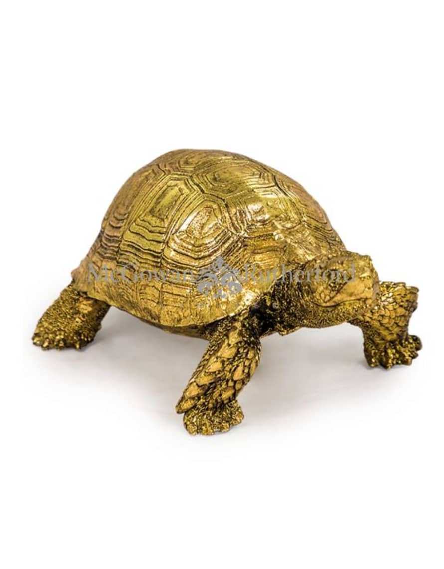 William Francis Gold Tortoise Figure