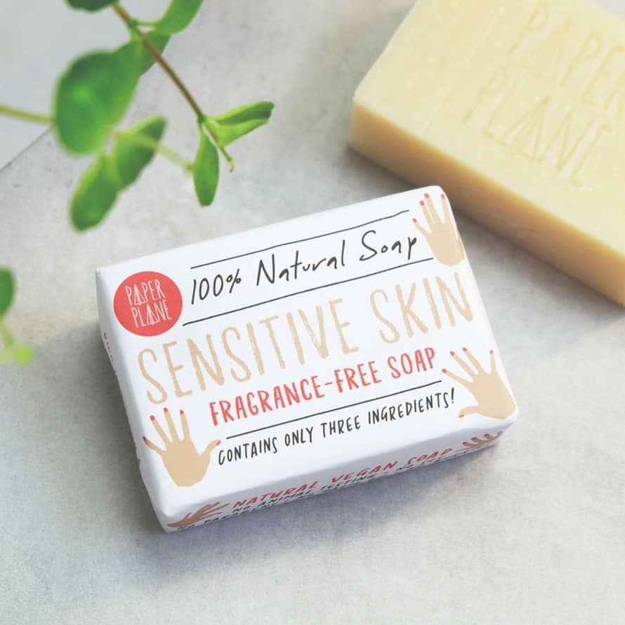 Paper Plane Sensitive Skin Vegan Soap
