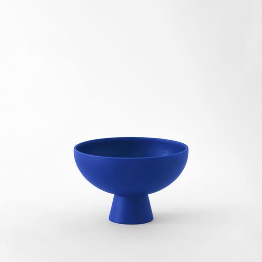 raawii Strøm - Medium Bowl - Horizon Blue and Vibrant Orange