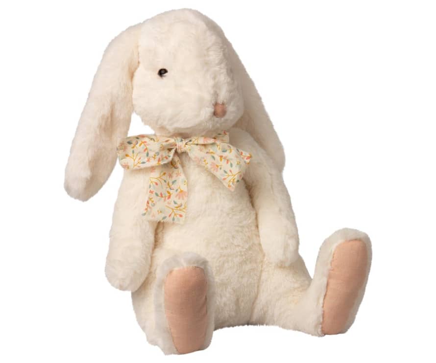 Maileg Fluffy Bunny Rabbit Plush Toy White