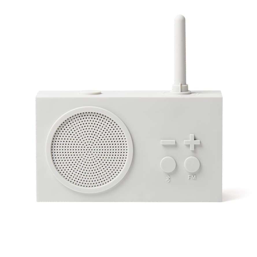 Lexon White Tykho 3 Bluetooth Speaker Radio