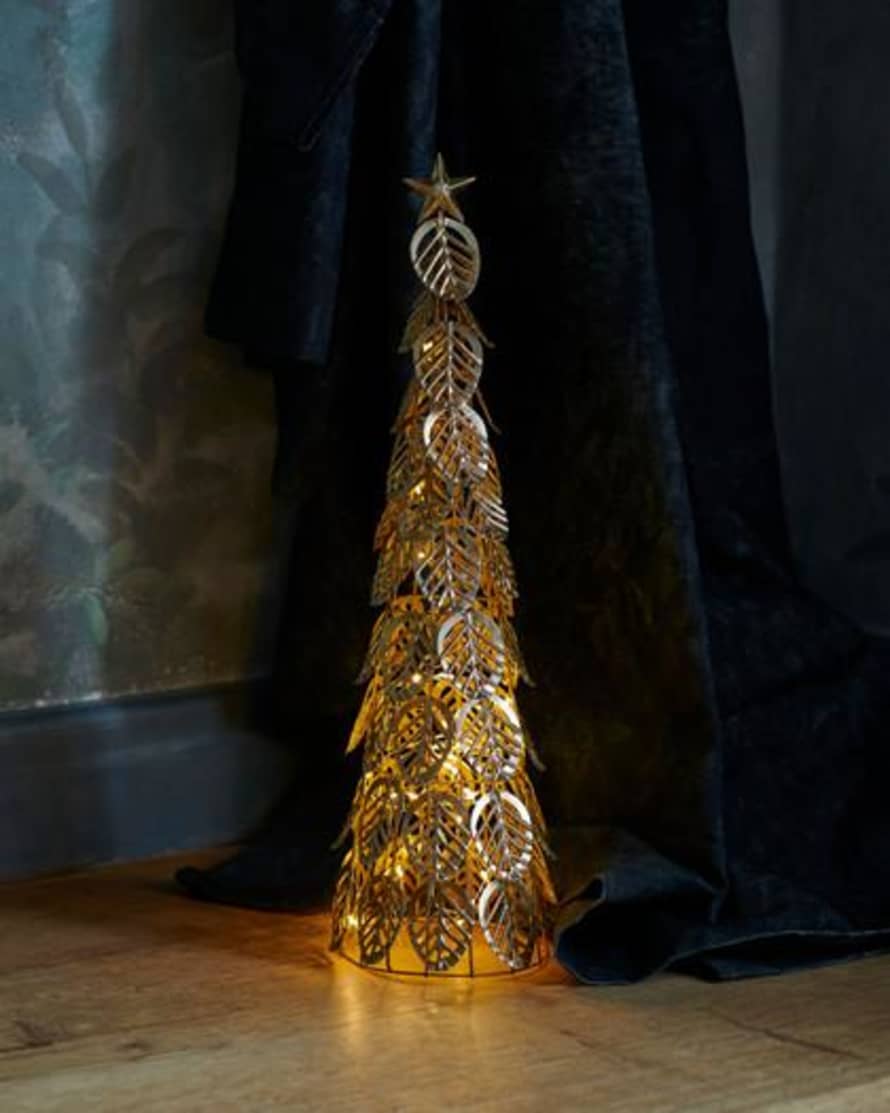 Sirius Kirstine Tree Height 53 cm 20 Gold Lights