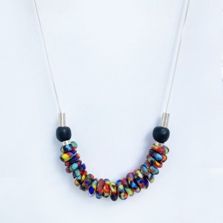 Zippy & Zeke Delicate Colour Pop Multicoloured Necklace